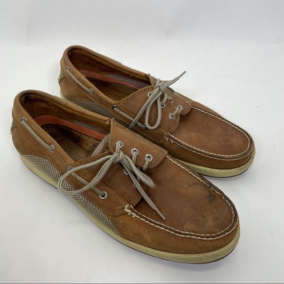 Sperry Classic Billfish Boat Shoe Dark Tan 13 - Picture 2 of 13